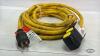 TWIST LOCK EXTENSION CORD WITH (2) 20AMP REC. - 2
