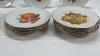 19 -7.5in Bavaria Fruit Plates and 2 Cups - 6