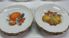 19 -7.5in Bavaria Fruit Plates and 2 Cups - 7