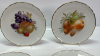 19 -7.5in Bavaria Fruit Plates and 2 Cups - 8