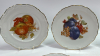 19 -7.5in Bavaria Fruit Plates and 2 Cups - 9