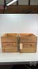 (2) THEDFORD CO-OPERATIVE WOOD CRATES