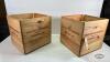 (2) THEDFORD CO-OPERATIVE WOOD CRATES - 4
