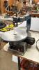 RYOBI SCROLL SAW AND BELT SANDER ON ROLLING TABLE - 2