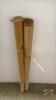 (2) WOODEN SLEDGE HANDLES - 3