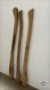 (3) WOODEN AXE HANDLES - 2