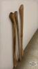 (3) WOODEN AXE HANDLES - 3