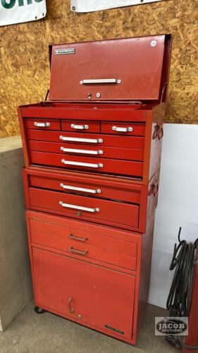 3 PIECE UNMATCHED TOOL CHEST WITH CONTENTS