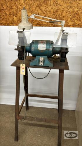 ELECTRIC BENCH GRINDER N METAL STAND