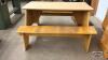 (3) 8 PIECE PICNIC TABLES - 2