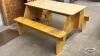 (3) 8 PIECE PICNIC TABLES - 4