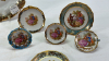 Dresden 8in Plate and 6 Limoges Plates 2-3in Wide - 3