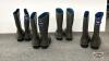 (4) PAIRS OF SIZE 5 TORENNA RUBBER BOOTS - 3
