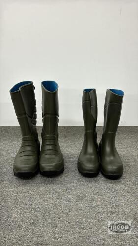 (2) PAIRS OF SIZE 7.5 TORENNA RUBBER BOOTS