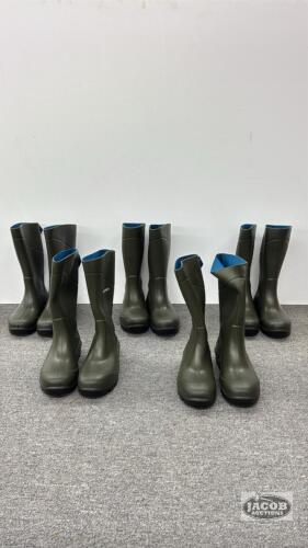 (5) PAIRS OF SIZE 10 TORENNA RUBBER BOOTS