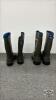 (2) PAIR OF SIZE 7.5 TORENNA RUBBER BOOTS - 3
