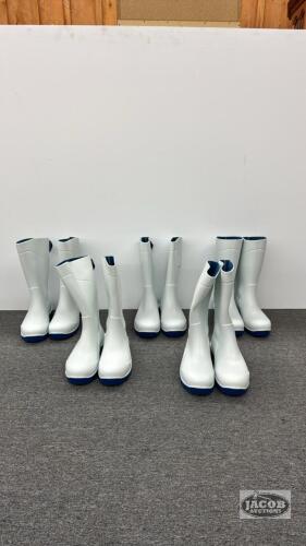(5) PAIRS OF SIZE 10 TORENNA FOOD GRADE RUBBER BOOTS