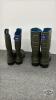 (2) PAIRS OF SIZE 11.5 TORENNA RUBBER BOOTS - 3