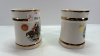 2 Prince William Ware Tankards w/ 22ct Gold Trim - 3