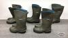 (5) PAIRS OF SIZE 12 TORENNA RUBBER BOOTS - 2