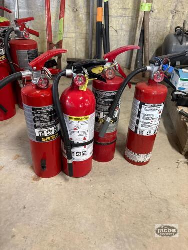 4 Fire Extinguishers