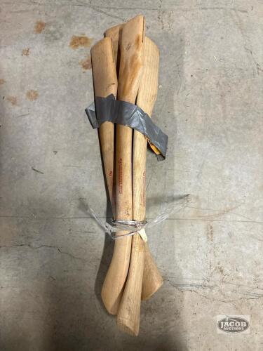 4 Unused Axe Handles