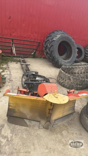 HLA snow blade with mount for Kubota L series tractors