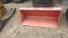Kubota 54inch skid steer quick tach material bucket - 2