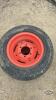 Pair of 27/10.5x15 tires on Kubota 6 bolt wheels - 2