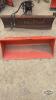 Unused 56inch skid steer quick tach material bucket