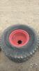 Pair of 44x18.00-20 tires on Kubota 6 bolt wheels - 2