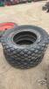 Pair of Bkt 16.9 28 turf tires