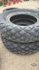 Pair of Bkt 16.9 28 turf tires - 3