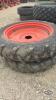 Pair of 9.5 32 tires on Kubota 6 bolt wheels - 3