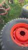 Set of 4 tires rear 400/80R24 snow tires Nokion front 250/80R16 , For Kubota L series tractors - 4