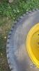Pair of 41x14.00-20 tires of Jd 8 bolt wheels - 3