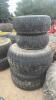 Set of 4 tires and rims off case Jx series tractor