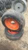 Pair of Kubota 6 bolt wheels - 2