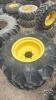 Pair of 43x16.00-20 tires on Jd bolt wheels - 2