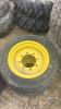 Pair of 305-521 tires on Jd 8 bolt wheels - 2