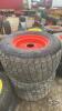 Pair of Kubota turf tires 8 bolt