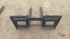 Unused Mapleside skid steer quick tach pallet forks - 3