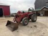 Case ih 595 loader tractor 4x4 - 2