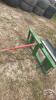 Unused skid steer quick tach bale spear