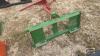 Unused skid steer quick tach bale spear - 2