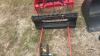 Unused skid steer quick tach 2 prong bale spear - 2