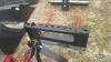 Unused skid steer quick tach 2 prong bale spear - 3