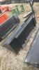 Unused 66inch skid steer quick tach material bucket