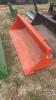 Unused 60inch skid steer quick tach material bucket