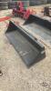 Unused 66inch skid steer quick tach material bucket